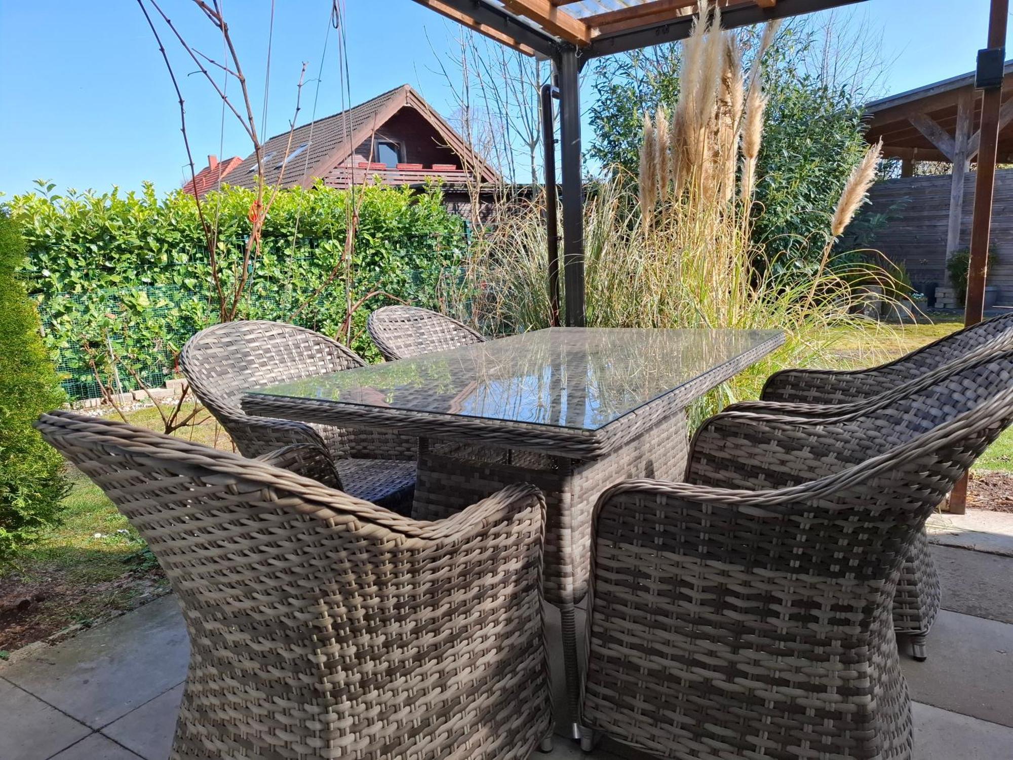 Seezeit, Ferienhaus Bis Zu 6 Personen, 500 Meter Zum Wasser, Mit Garten Hüde Zewnętrze zdjęcie